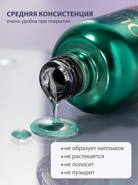 Купить финиш-гель для ногтей без липкого слоя AQUA TOP Nail Club