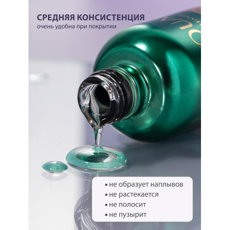 Купить финиш-гель для ногтей без липкого слоя AQUA TOP Nail Club