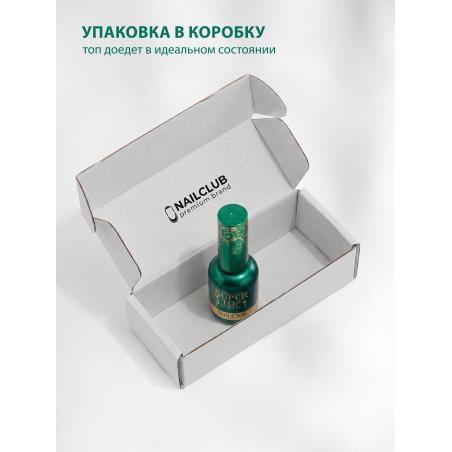 Купить финиш-гель для ногтей без липкого слоя SUPER TOP Nail Club