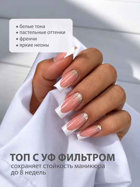 Купить финиш-гель для ногтей без липкого слоя THE END Nail Club