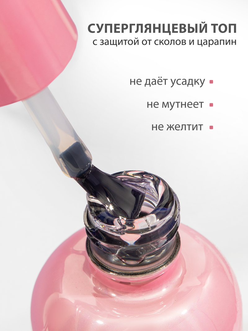 Купить финиш-гель для ногтей без липкого слоя THE END Nail Club