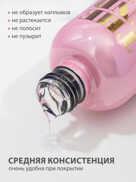 Купить финиш-гель для ногтей без липкого слоя THE END Nail Club