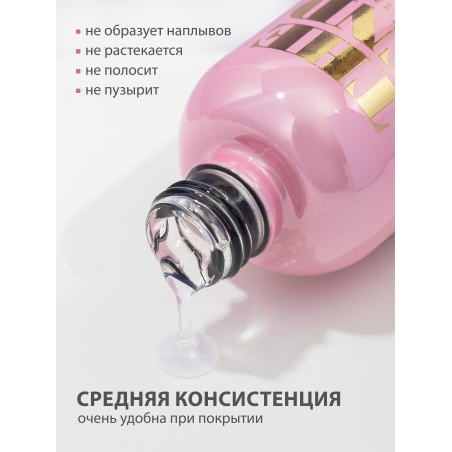 Купить финиш-гель для ногтей без липкого слоя THE END Nail Club