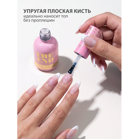 Купить финиш-гель для ногтей без липкого слоя THE END Nail Club