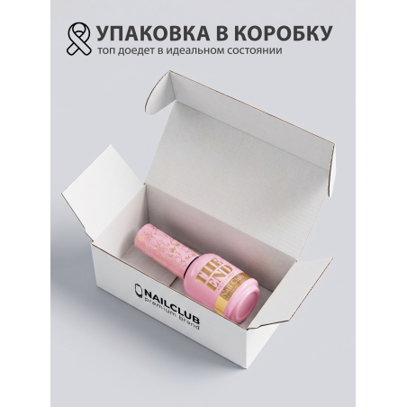 Купить финиш-гель для ногтей без липкого слоя THE END Nail Club