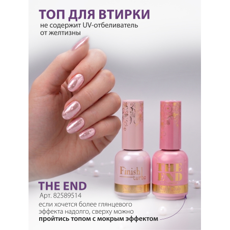 Купить финиш-гель для ногтей без липкого слоя Finish Turbo Nail Club