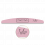 Пилка для опила 120/180 серии Salon «лодка» розовая