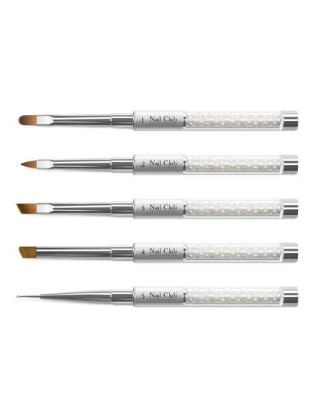 Купить набор кистей для маникюра SILVER BRUSHES