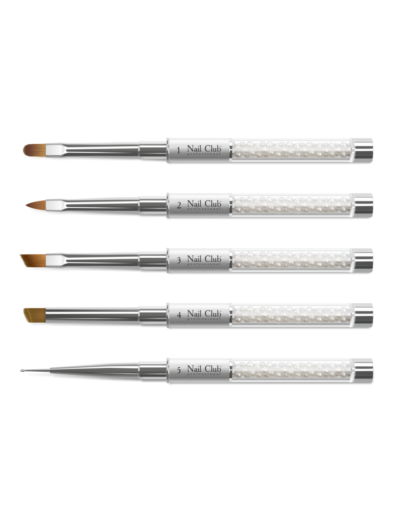 Купить набор кистей для маникюра SILVER BRUSHES