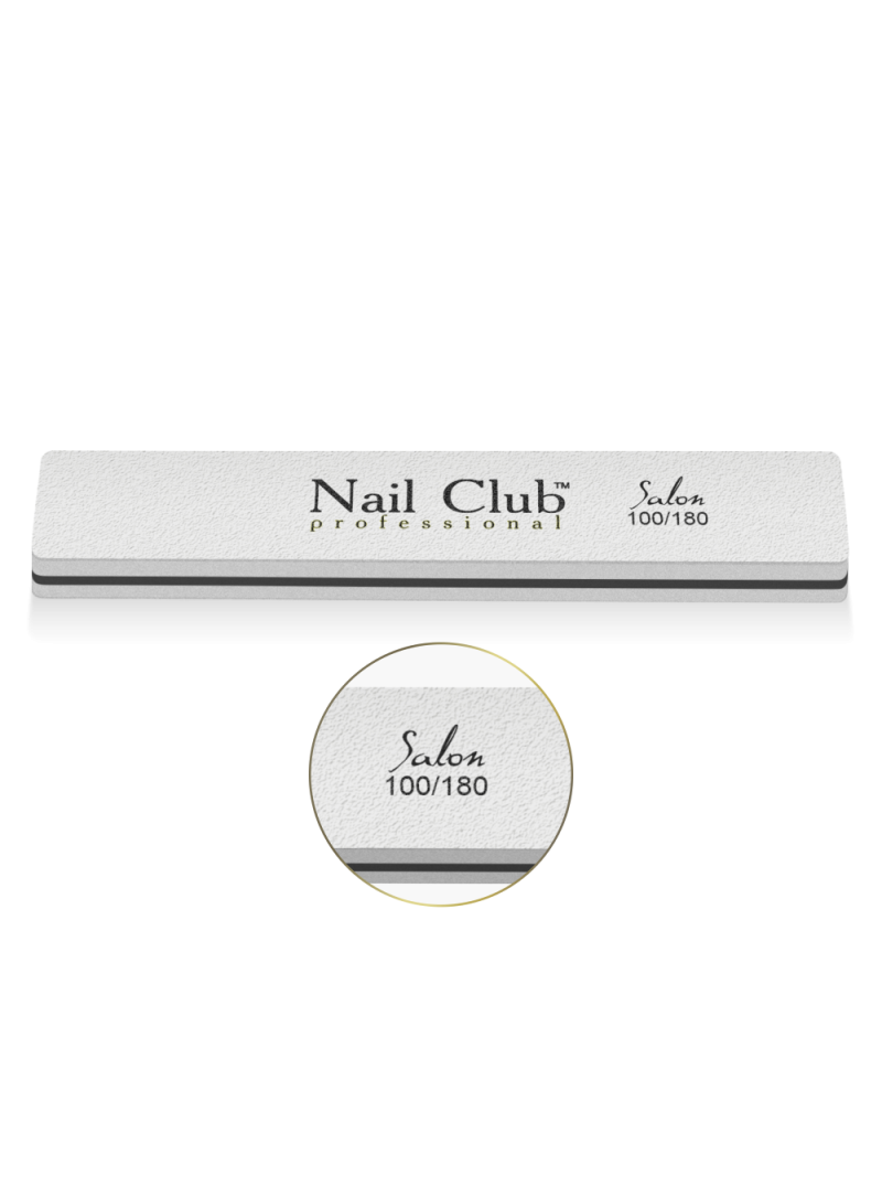 Купить баф для шлифовки ногтей 100/180 серии Salon прямоугольник