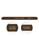 Пилка для опила натуральных ногтей 180/240 серии Classic узкая прямоугольная
