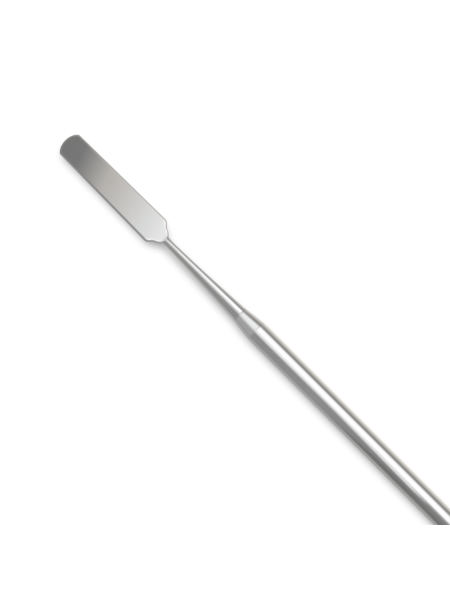 Купить металлическую маникюрную лопатку для выкладки материала на ногти и смешивания гелей Polymergel