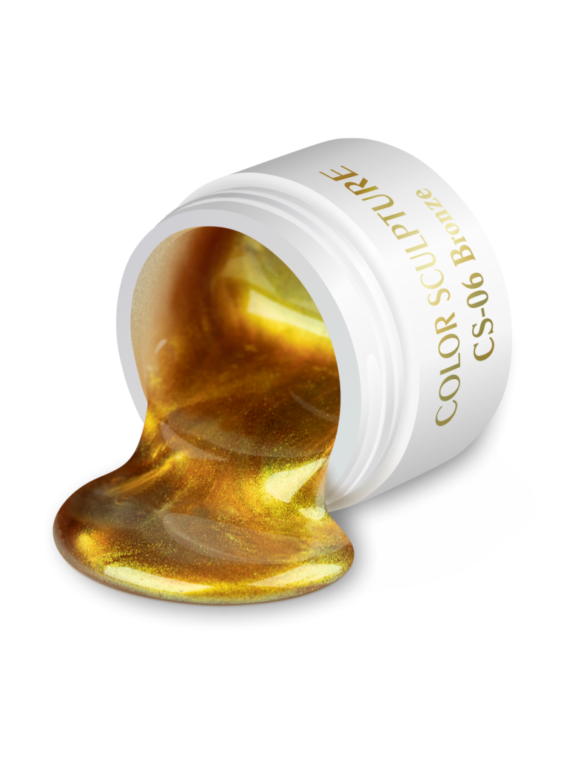 Купить билдер-гель для френча CS-06 Bronze COLOR SCULPTURE