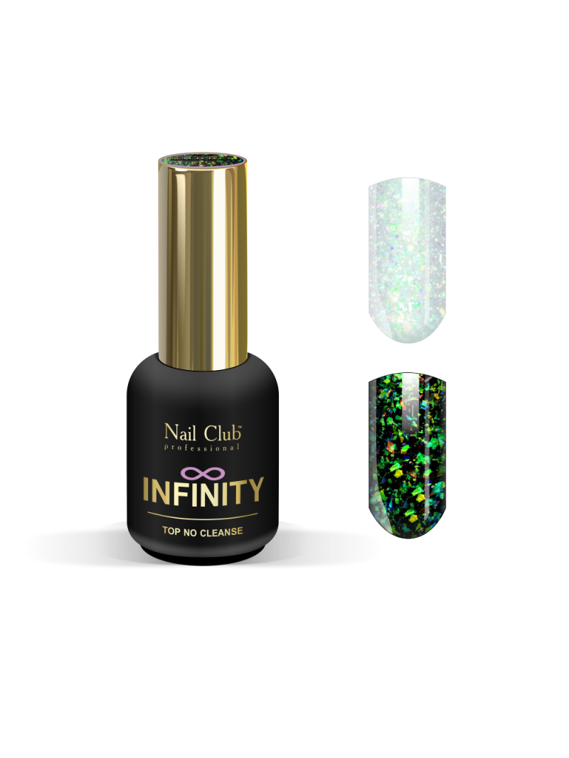 Купить топ-гель для ногтей без липкого слоя INFINITY 5 Nail Club