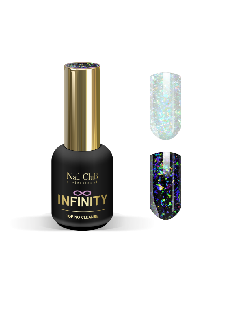 Купить топ-гель для ногтей без липкого слоя INFINITY 12 Nail Club