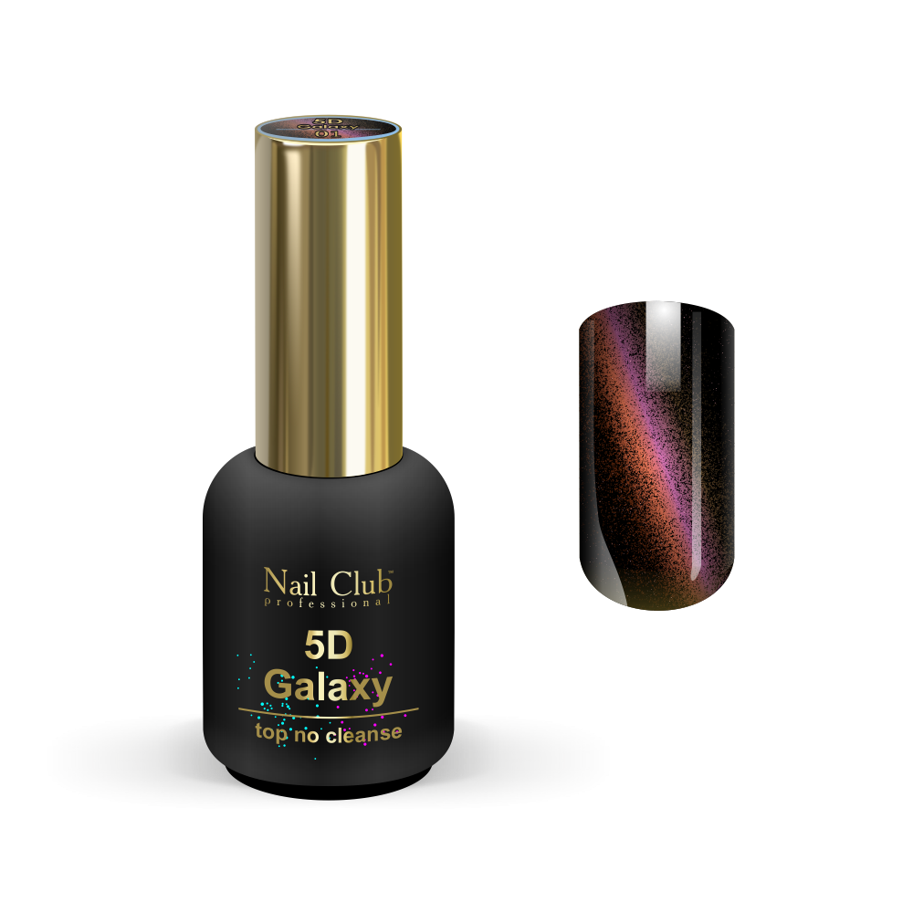 Магнитный топ-гель для ногтей 5D Galaxy 1