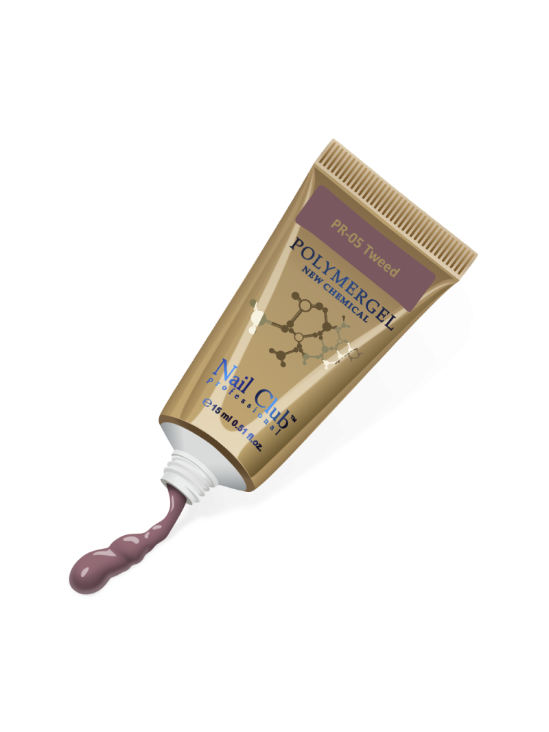 Купить полимерный гель для моделирования PR-05 Tweed POLYMERGEL COLOR