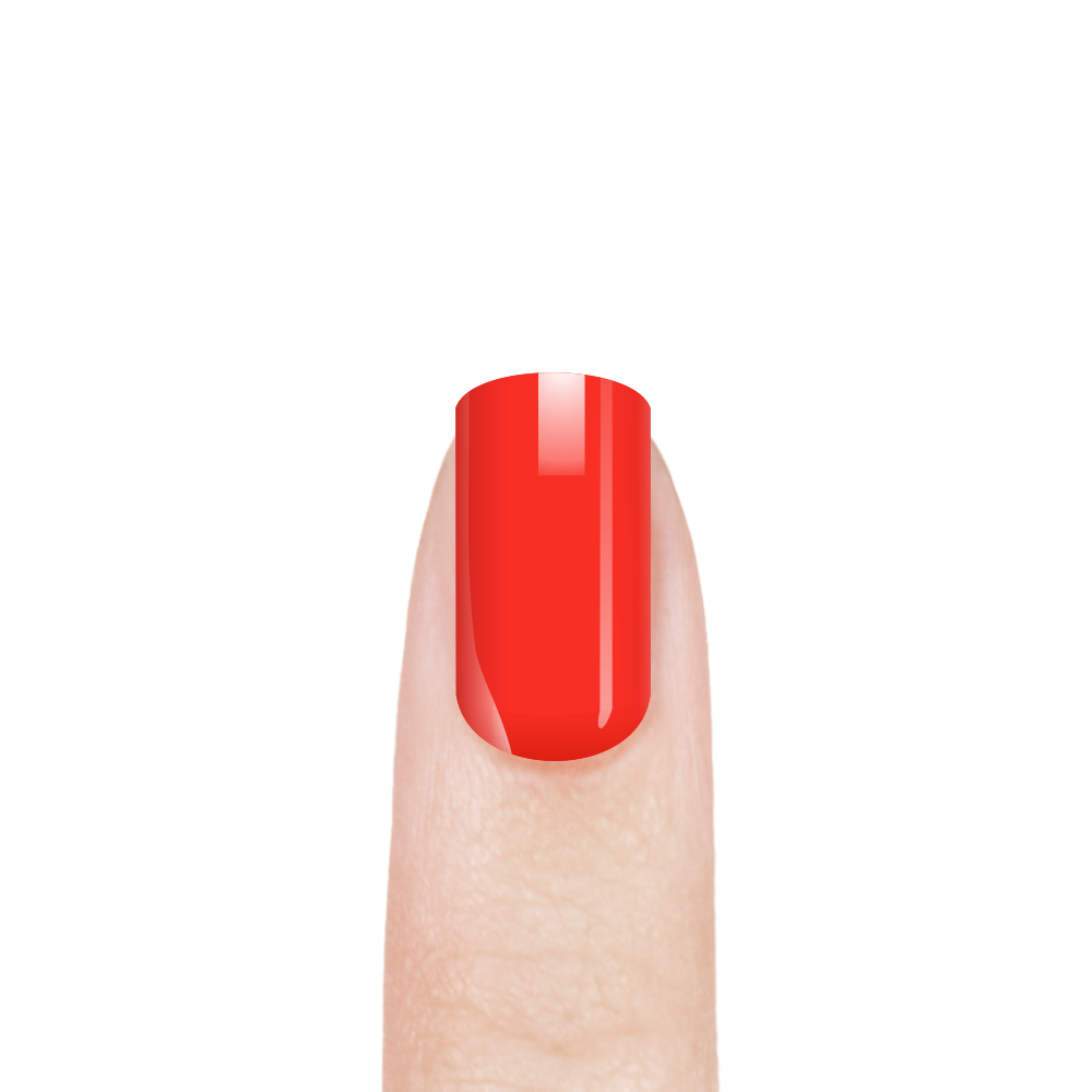 Эмалевый красный гель-лак для ногтей 1962 Ferrari California