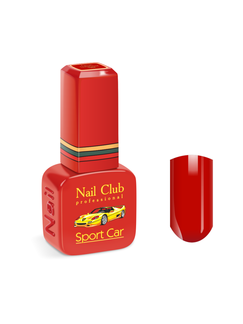 Купить эмалевый красный гель-лак для ногтей 1984 Ferrari Testarossa из коллекции «Оттенки красного» Феррари