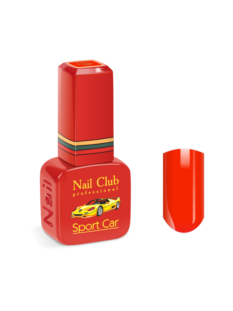 Купить эмалевый красный гель-лак для ногтей 2000 Ferrari Barchetta из коллекции «Оттенки красного» Феррари