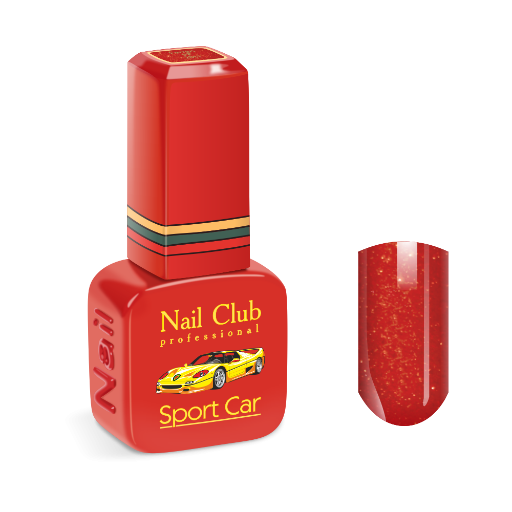Эмалевый красный гель-лак для ногтей 2011 Ferrari FF