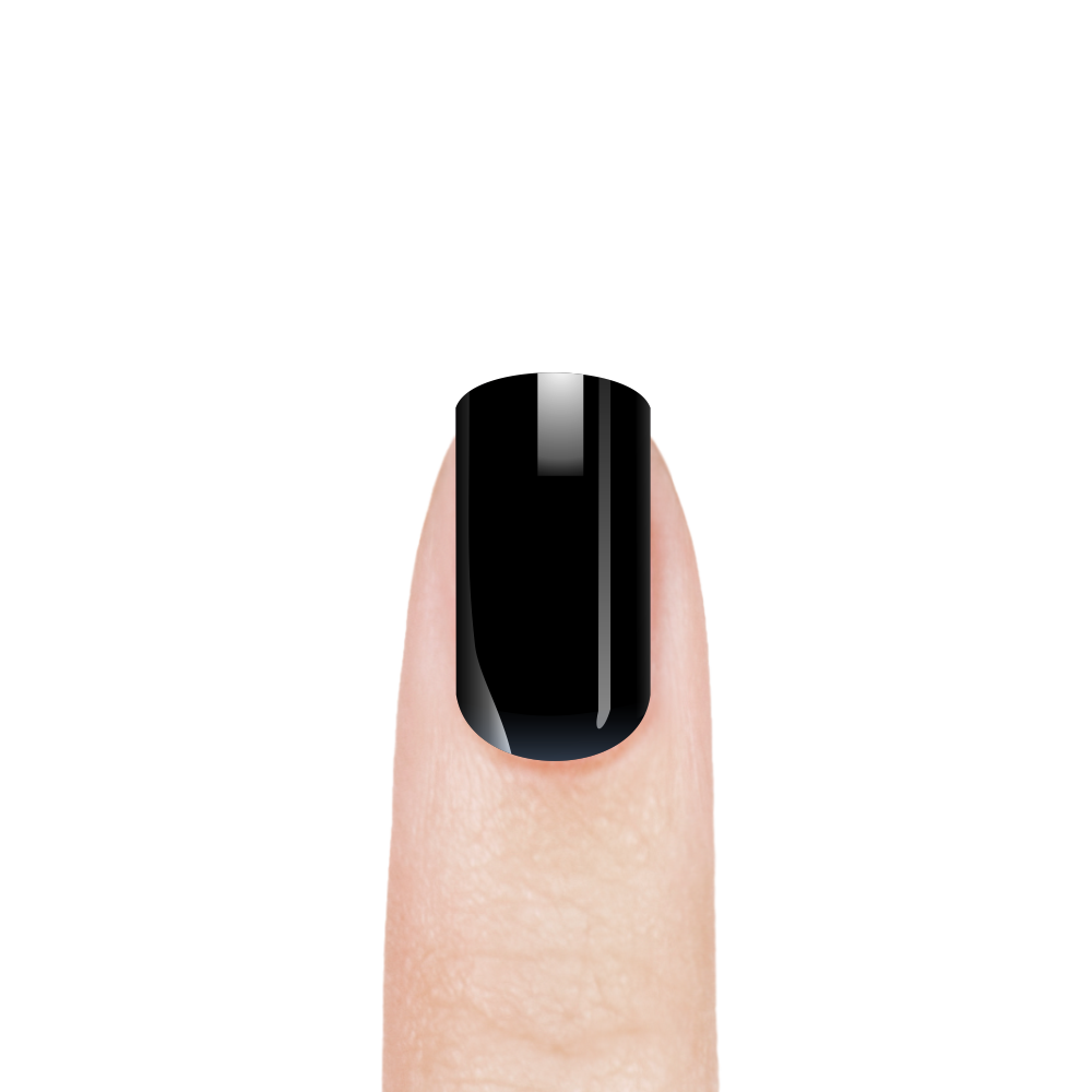 Эмалевый гель-лак для ногтей с липким слоем 30 Black Moon
