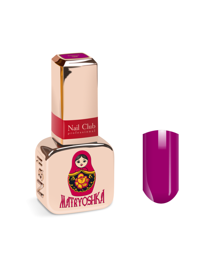 Купить эмалевый гель-лак для ногтей 1908 Fedosya из коллекции MATRYOSHKA