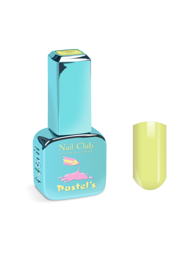 Купить эмалевый пастельный гель-лак для ногтей 1001 Tropicana PASTEL’S