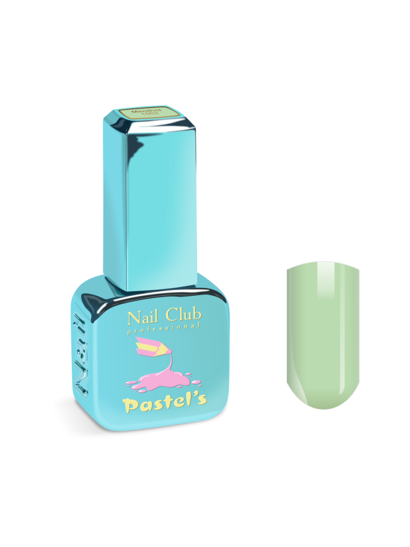 Купить эмалевый пастельный гель-лак для ногтей 1002 Menthol PASTEL’S