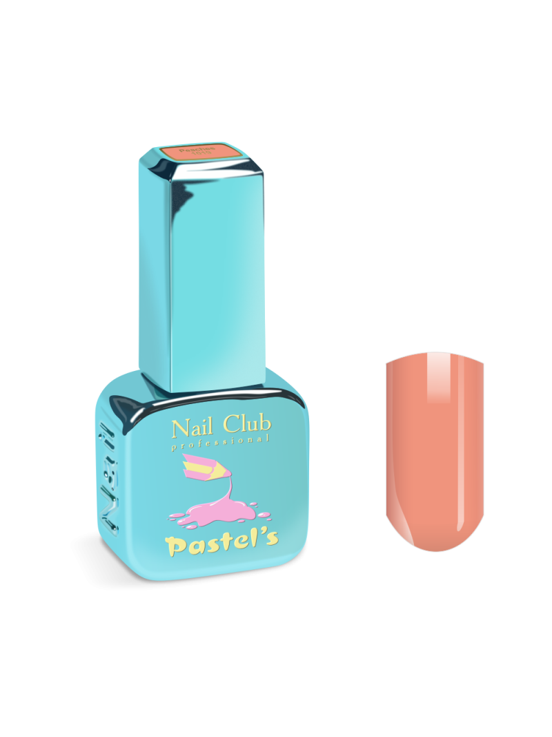 Купить эмалевый пастельный гель-лак для ногтей 1019 Peaches PASTEL’S