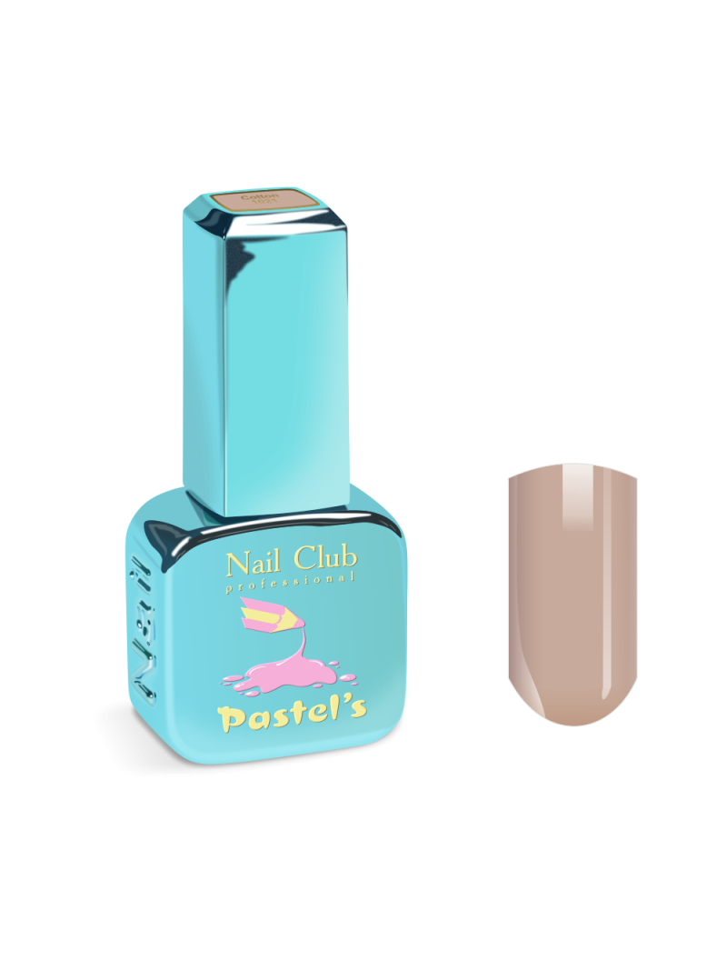 Купить эмалевый пастельный гель-лак для ногтей 1021 Cotton PASTEL’S