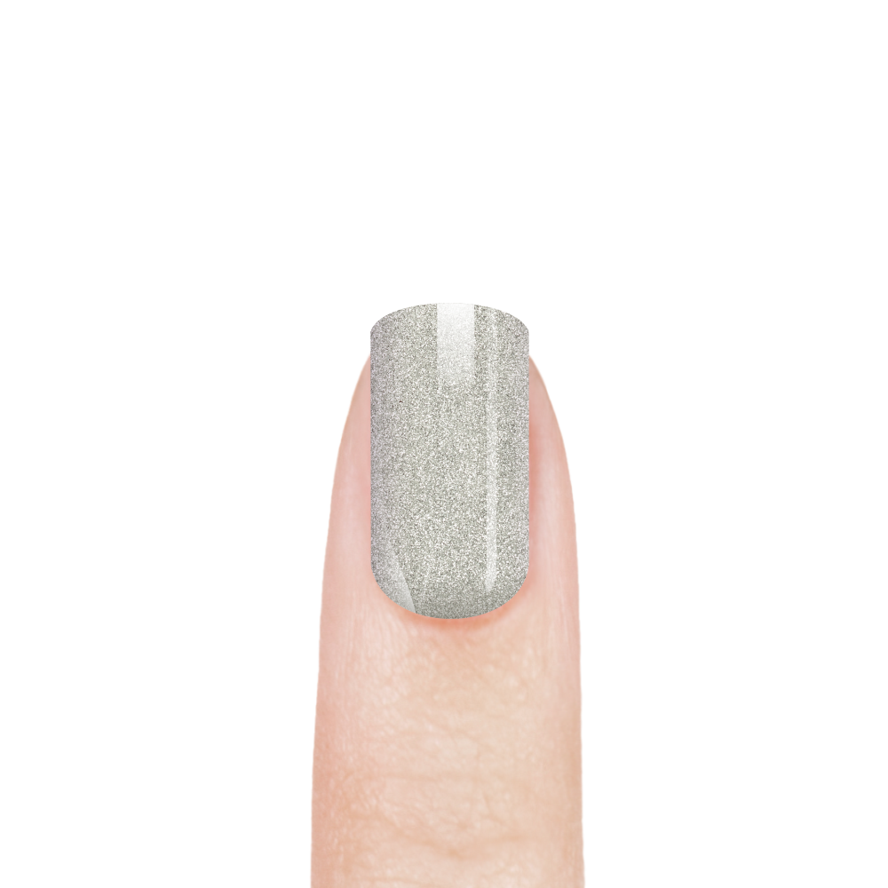 Эмалевый гель-лак для ногтей с липким слоем 107 Silverland