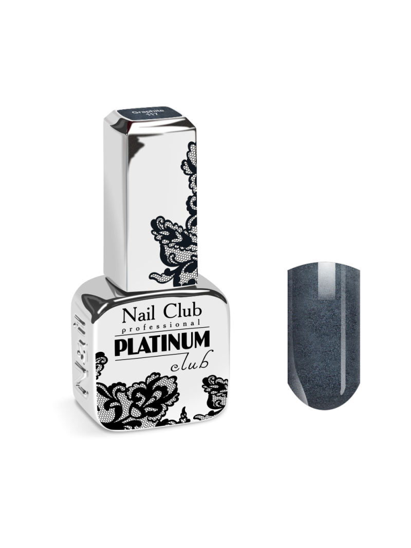 Купить эмалевый гель-лак для ногтей 117 Graphite