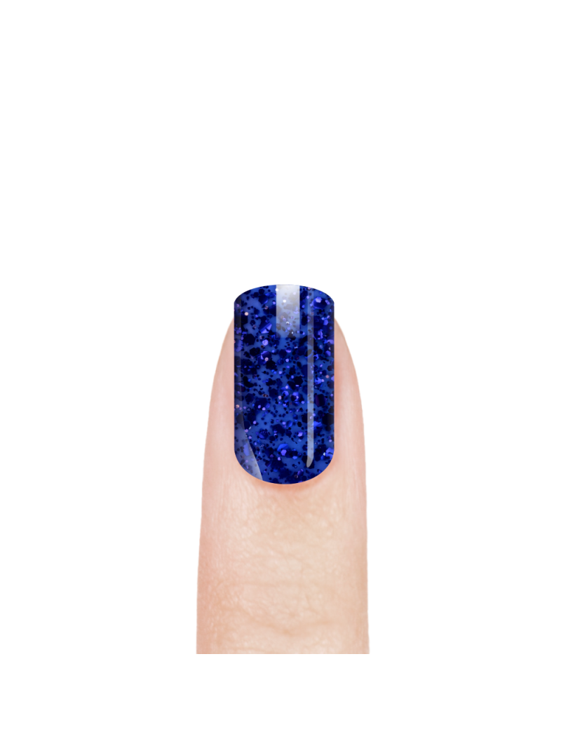 Купить эмалевый гель-лак для ногтей 128 Mystic с шиммером