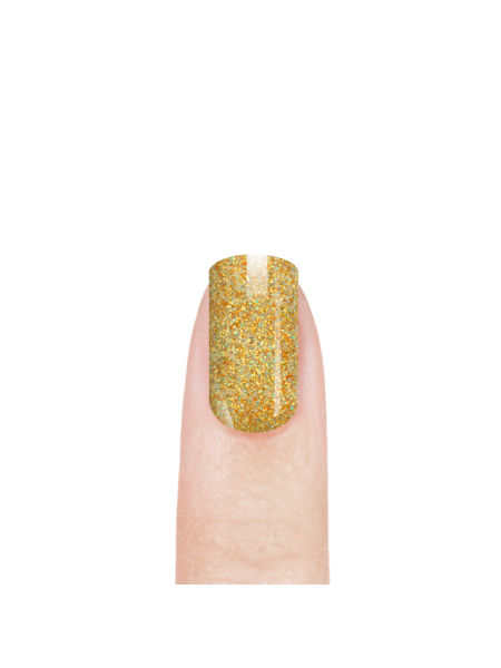 Купить эмалевый гель-лак для ногтей 146 Gold Holographic с голографическим эффектом