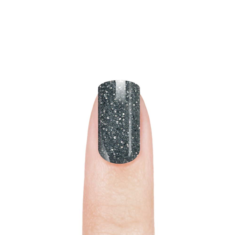 Эмалевый гель-лак для ногтей с липким слоем 149 Silver Rain