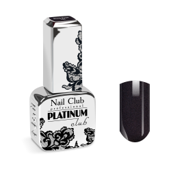 Эмалевый гель-лак для ногтей с липким слоем 155 Black Pearl