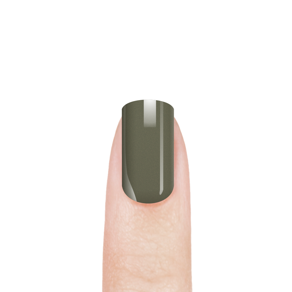 Эмалевый гель-лак для ногтей с липким слоем 158 Military