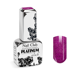 Эмалевый гель-лак для ногтей с липким слоем 162 Glitter Violet