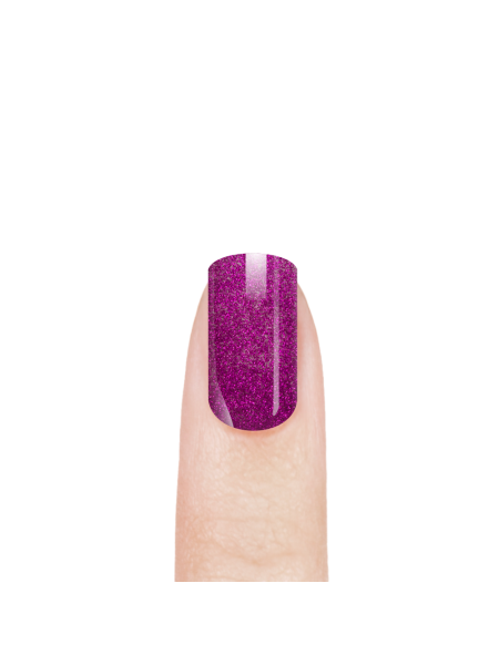 Купить эмалевый гель-лак для ногтей 162 Glitter Violet с шиммером