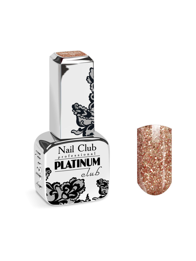 Купить эмалевый гель-лак для ногтей 165 Glitter Different с шиммером