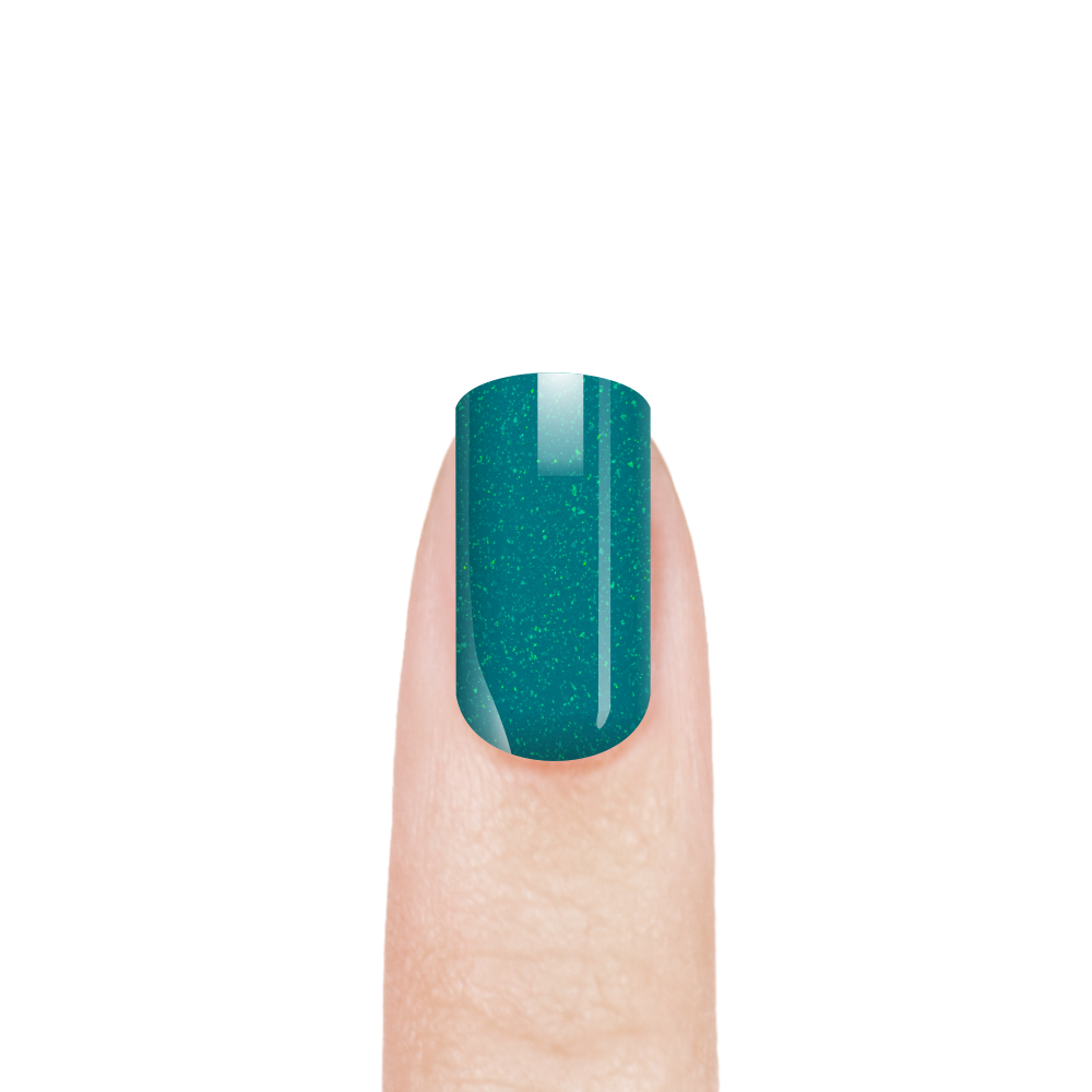 Эмалевый гель-лак для ногтей с липким слоем 168 Glitter Cosmos