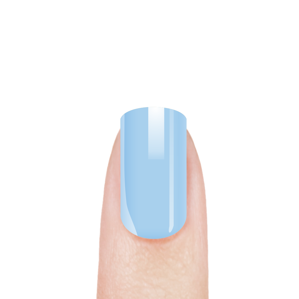 Гель-краска для ногтей с минимально липким слоем GE-03 Pastel Blue