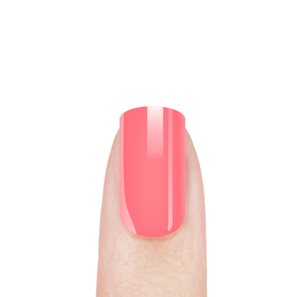 Гель-краска для ногтей с минимально липким слоем GE-04 Pastel Coral