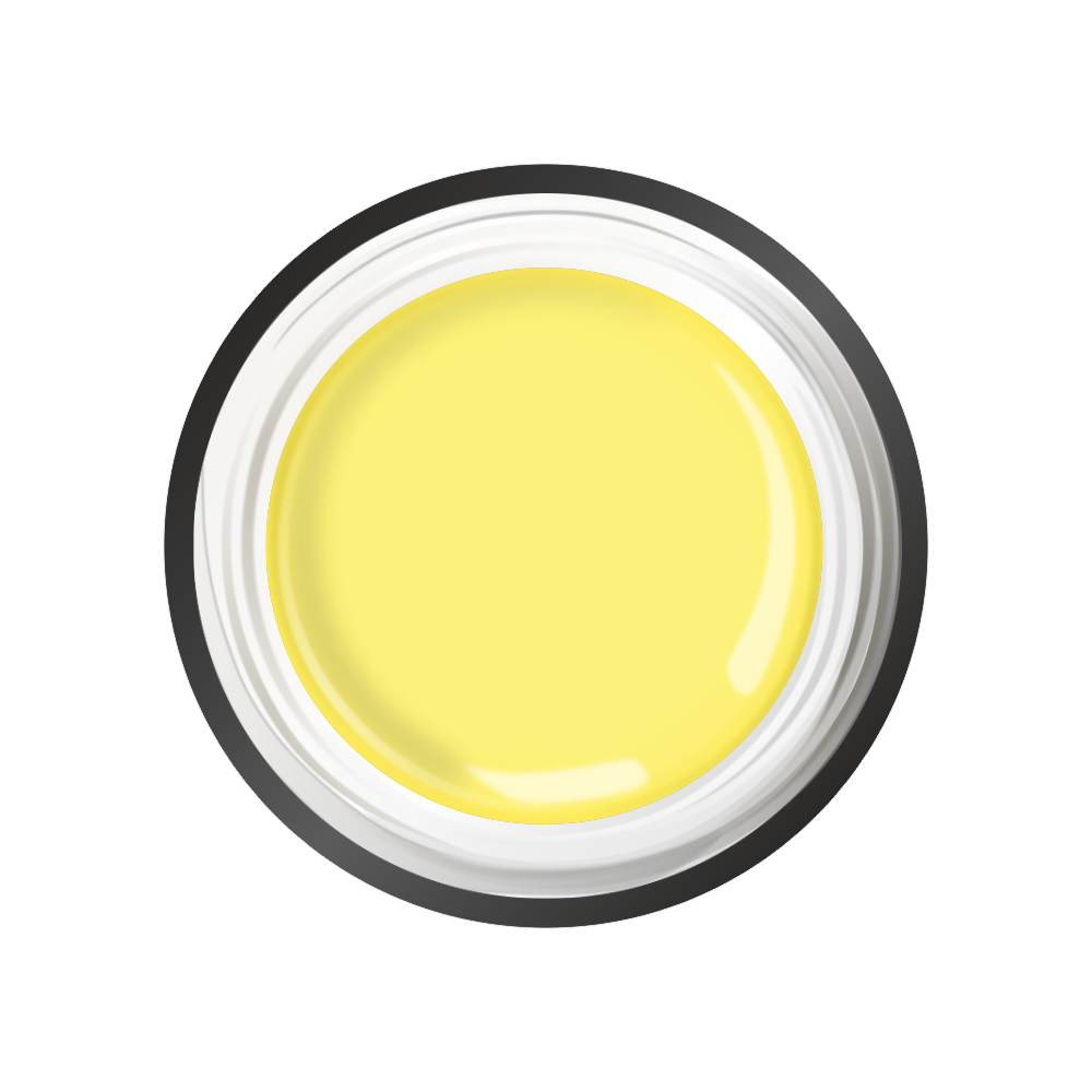 Гель-краска для ногтей с минимально липким слоем GE-06 Pastel Yellow