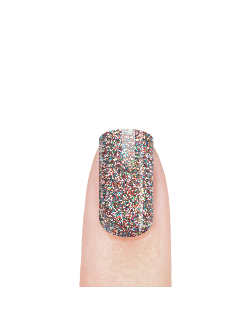 Купить гель-краску для ногтей GP-76 Confetti с блёстками