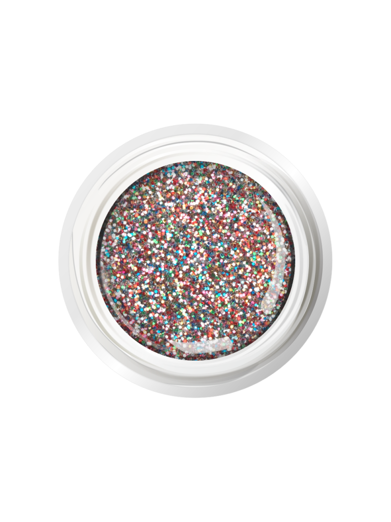 Купить гель-краску для ногтей GP-76 Confetti с блёстками