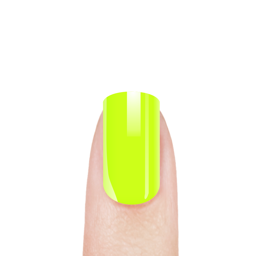 Неоновая гель-краска для ногтей с липким слоем GNP-01 Neon Lemon