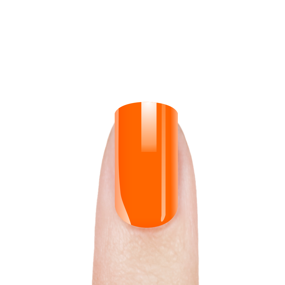 Неоновая гель-краска для ногтей с липким слоем GNP-06 Neon Orange