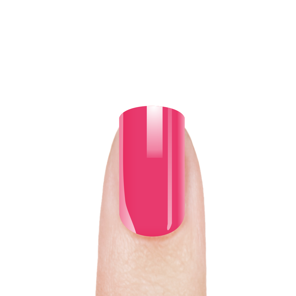Неоновая гель-краска для ногтей с липким слоем GNP-10 Neon Pink